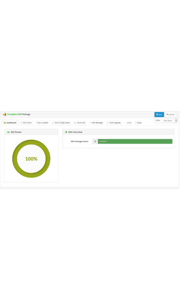 Gelişmiş Seo Paketi Modülü