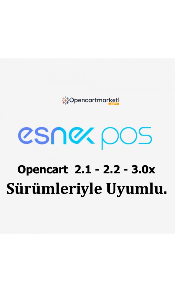 Opencart Esnekpos Modülü