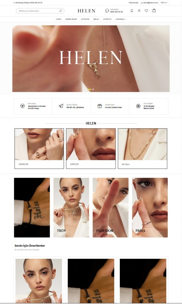 Php E-Ticaret Paketi Helen