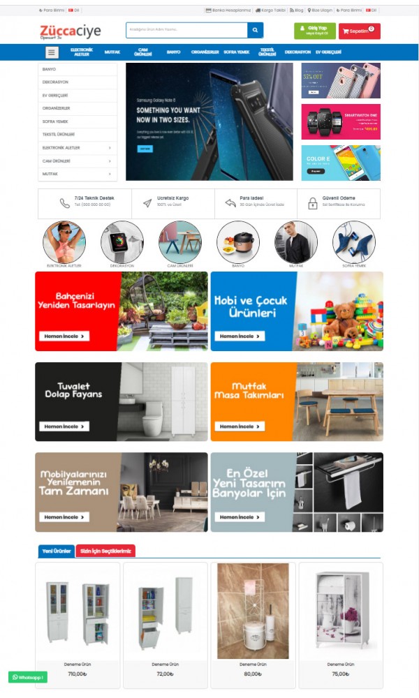 Opencart 3.x Züccaciye Teması
