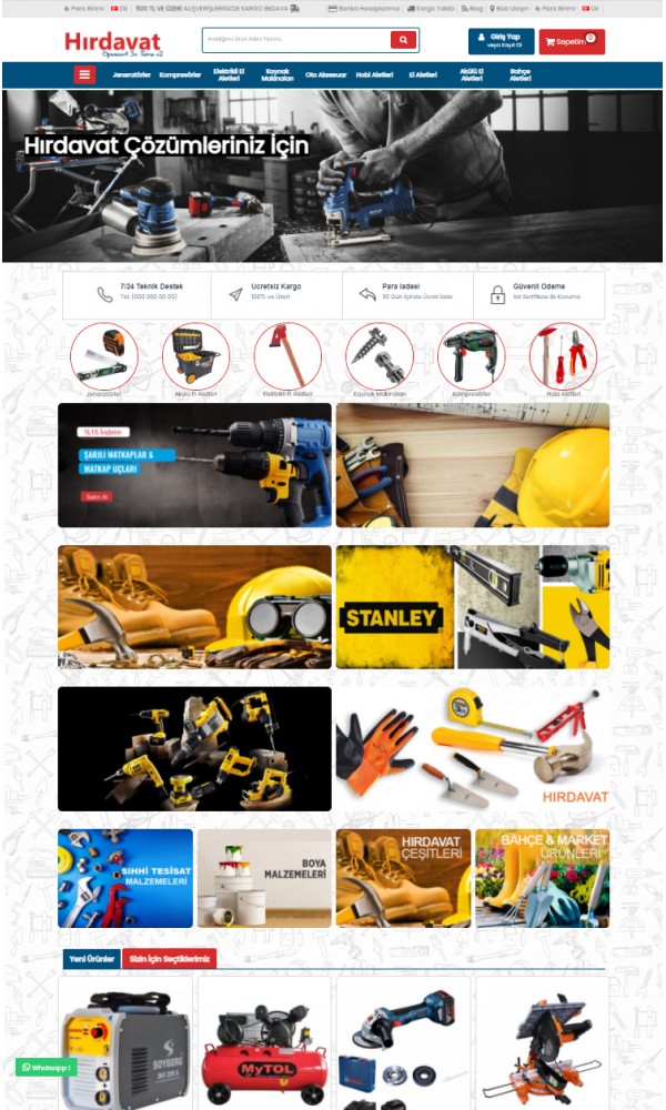 Opencart 3.x Hırdavat v2 Full Paket